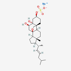 molecular formula C27H43NaO7S B1260935 Eurysterol B 