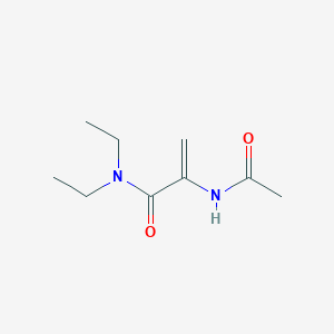 molecular formula C9H16N2O2 B12609377 2-Acetamido-N,N-diethylprop-2-enamide CAS No. 646072-00-6