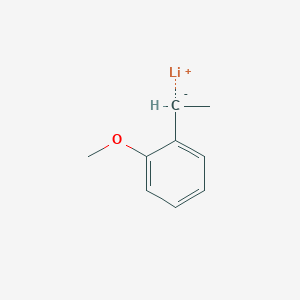 molecular formula C9H11LiO B12609385 lithium;1-ethyl-2-methoxybenzene CAS No. 918131-71-2