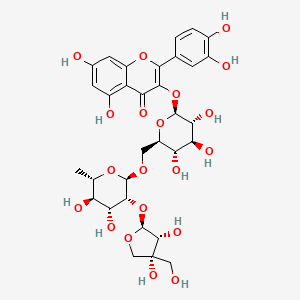 Quercetin 3-(2R-apiosylrutinoside)