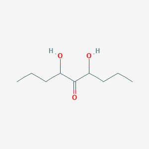 molecular formula C9H18O3 B12609428 4,6-Dihydroxynonan-5-one CAS No. 649767-30-6