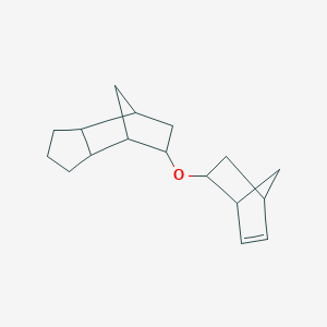 molecular formula C17H24O B12609589 5-[(Bicyclo[2.2.1]hept-5-en-2-yl)oxy]octahydro-1H-4,7-methanoindene CAS No. 894078-21-8