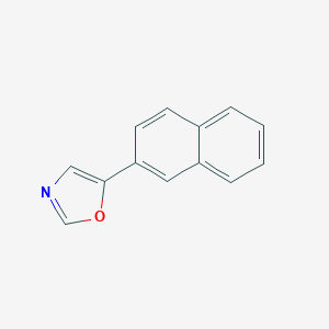 molecular formula C13H9NO B126096 5-(Naphthalen-2-yl)-1,3-oxazole CAS No. 143659-20-5