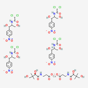 molecular formula C62H80CaCl8N10O30 B1260962 Pantofenicol (TN) 
