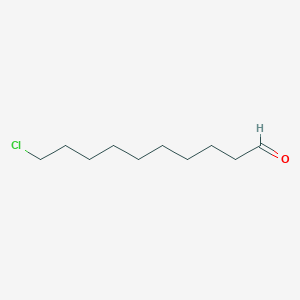 molecular formula C10H19ClO B12609669 Decanal, 10-chloro- CAS No. 874963-99-2