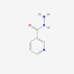 molecular formula C6H7N3O B126097 Nicotinic acid, hydrazide CAS No. 553-53-7