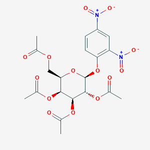 [(2R,3S,4S,5R,6S)-3,4,5-Triacetyloxy-6-(2,4-dinitrophenoxy)oxan-2-yl]methyl acetate
