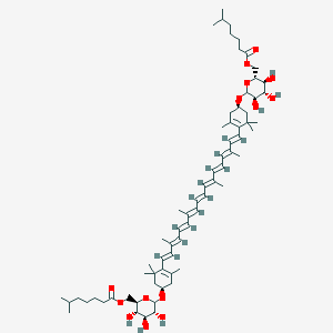 molecular formula C68H104O14 B1260996 Thermobiszeaxanthin 