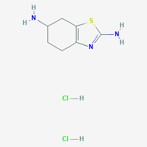 4,5,6,7-Tetrahydrobenzo[d]thiazole-2,6-diamine dihydrochloride
