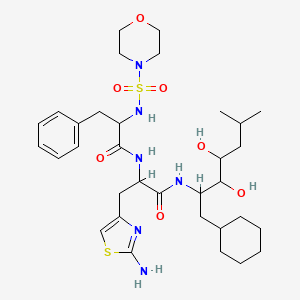 molecular formula C33H52N6O7S2 B1261003 PD-134672 
