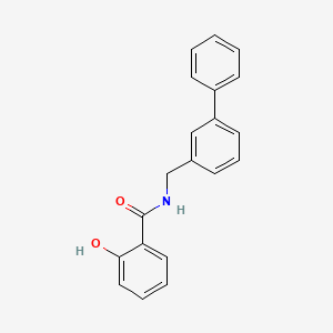 molecular formula C20H17NO2 B12610073 N-[([1,1'-Biphenyl]-3-yl)methyl]-2-hydroxybenzamide CAS No. 648924-52-1