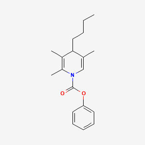 molecular formula C19H25NO2 B12610090 Phenyl 4-butyl-2,3,5-trimethylpyridine-1(4H)-carboxylate CAS No. 651053-72-4