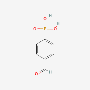 molecular formula C7H7O4P B12610117 (4-Formylphenyl)phosphonic acid CAS No. 651302-88-4