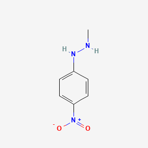 molecular formula C7H9N3O2 B12610419 1-Methyl-2-(4-nitrophenyl)hydrazine CAS No. 915788-07-7