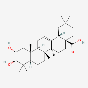 molecular formula C30H48O4 B1261082 3-epi-Maslinic acid 