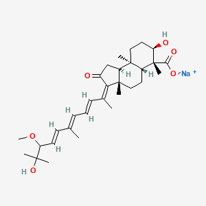 molecular formula C31H45NaO6 B1261092 sodium globostellatate D 