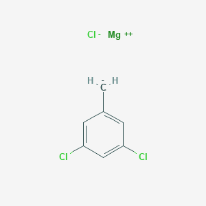 molecular formula C7H5Cl3Mg B012611 Magnesium chloride (3,5-dichlorophenyl)methanide (1/1/1) CAS No. 107549-25-7