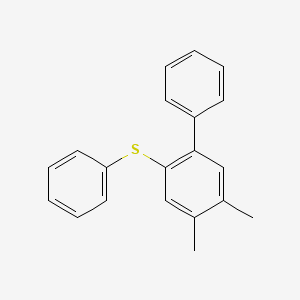 molecular formula C20H18S B12611062 4,5-Dimethyl-2-(phenylsulfanyl)-1,1'-biphenyl CAS No. 648436-29-7