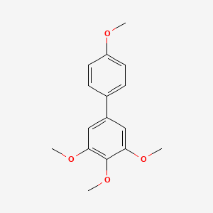 molecular formula C16H18O4 B12611138 3,4,4',5-Tetramethoxy-1,1'-biphenyl CAS No. 648409-58-9