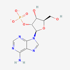 molecular formula C10H12N5O7P-2 B1261135 Adenosine 2'-phosphate(2-) 