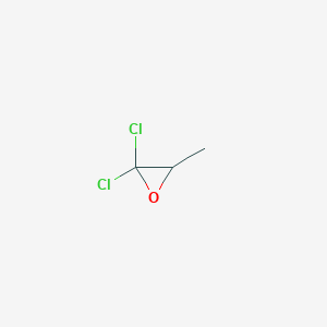 molecular formula C3H4Cl2O B12611381 2,2-Dichloro-3-methyloxirane CAS No. 647844-26-6