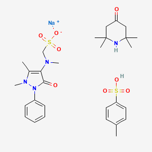 molecular formula C29H41N4NaO8S2 B1261142 Tempalgin CAS No. 39296-38-3
