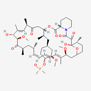 molecular formula C53H84NO14P B1261145 Deforolimus 