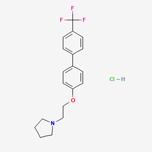 molecular formula C19H21ClF3NO B1261149 Boxidine hydrochloride CAS No. 23239-86-3