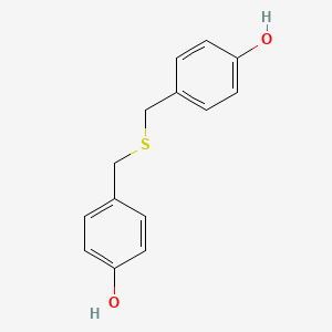 molecular formula C14H14O2S B1261167 Bis-(4-hydroxybenzyl)sulfide 