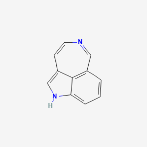 molecular formula C11H8N2 B1261168 1H-azepino[5,4,3-cd]indole 