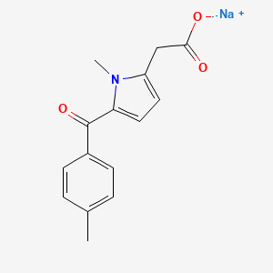 molecular formula C15H14NNaO3 B1261170 Tolmetin Sodium CAS No. 35711-34-3