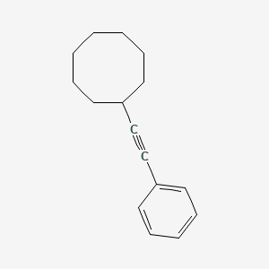 molecular formula C16H20 B12611749 (Phenylethynyl)cyclooctane CAS No. 918638-79-6