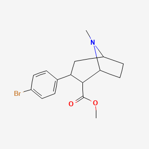 3-(4-Bromo-phenyl)-8-methyl-8-aza-bicyclo[3.2.1]octane-2-carboxylic acid methyl ester