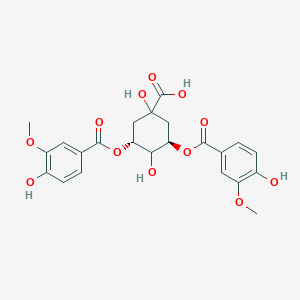 molecular formula C23H24O12 B1261188 Burkinabin B 
