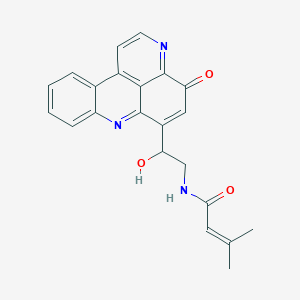 molecular formula C22H19N3O3 B1261207 cystodytin D 