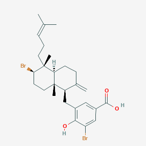 molecular formula C27H36Br2O3 B1261208 Callophycoic acid H 