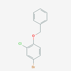 molecular formula C13H10BrClO B126122 1-Benzyloxy-4-bromo-2-chlorobenzene CAS No. 56872-27-6