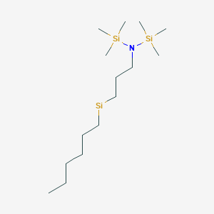 molecular formula C15H37NSi3 B12612294 CID 78069309 
