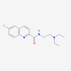 N-(2-diethylaminoethyl)-6-iodoquinoline-2-carboxamide