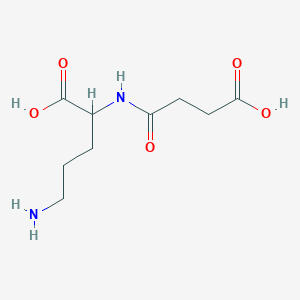 molecular formula C9H16N2O5 B12612490 N~2~-Succinylornithine CAS No. 899816-95-6