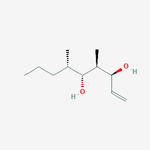 molecular formula C11H22O2 B12612492 (3S,4S,5R,6S)-4,6-dimethylnon-1-ene-3,5-diol CAS No. 918165-36-3