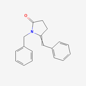 molecular formula C18H17NO B12612499 1-Benzyl-5-benzylidenepyrrolidin-2-one CAS No. 897397-12-5