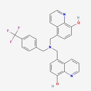 molecular formula C28H22F3N3O2 B1261258 Unii-8KG95Q2dqh 