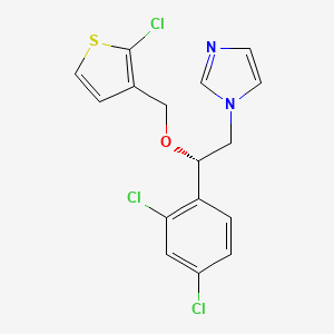 molecular formula C16H13Cl3N2OS B1261259 (S)-Tioconazole 