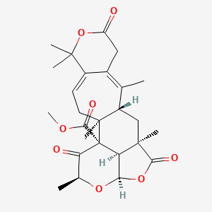 molecular formula C26H32O8 B1261260 berkeleyacetal A 
