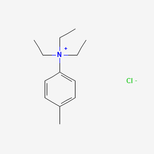molecular formula C13H22ClN B12612629 N,N,N-Triethyl-4-methylanilinium chloride CAS No. 880130-37-0