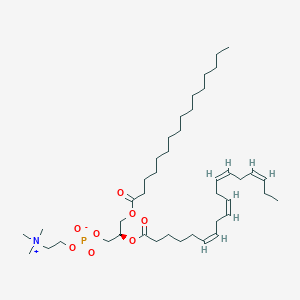 molecular formula C42H76NO8P B1261269 PC(16:0/18:4(6Z,9Z,12Z,15Z)) 