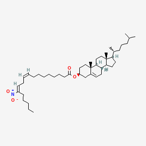 molecular formula C45H75NO4 B1261270 Cholesteryl nitrolinoleate 
