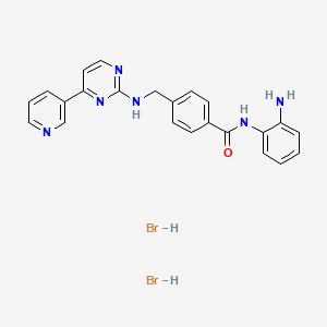 molecular formula C23H22Br2N6O B1261279 Mocetinostat dihydrobromide CAS No. 944537-89-7