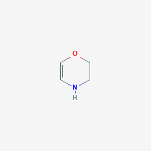 molecular formula C4H7NO B12612796 3,4-Dihydro-2h-1,4-oxazine CAS No. 648425-48-3